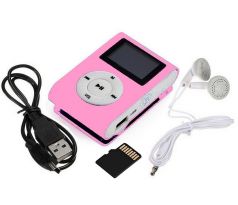 MP3 prehrávač ružový